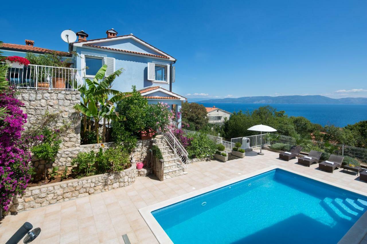 Villa Bella Vista - Apartments Labin  Eksteriør bilde